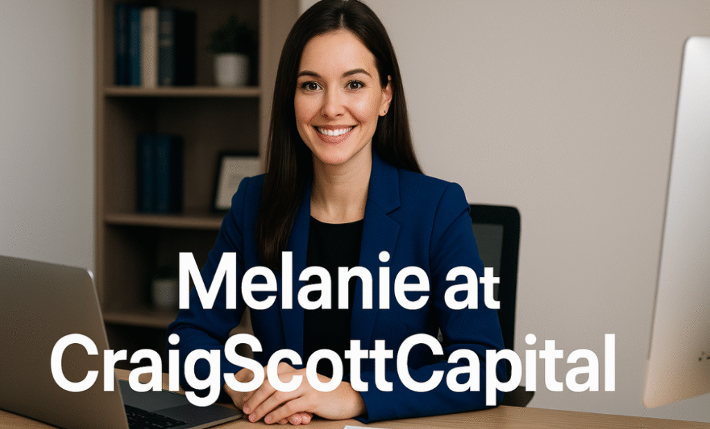 Melanie at CraigScottCapital